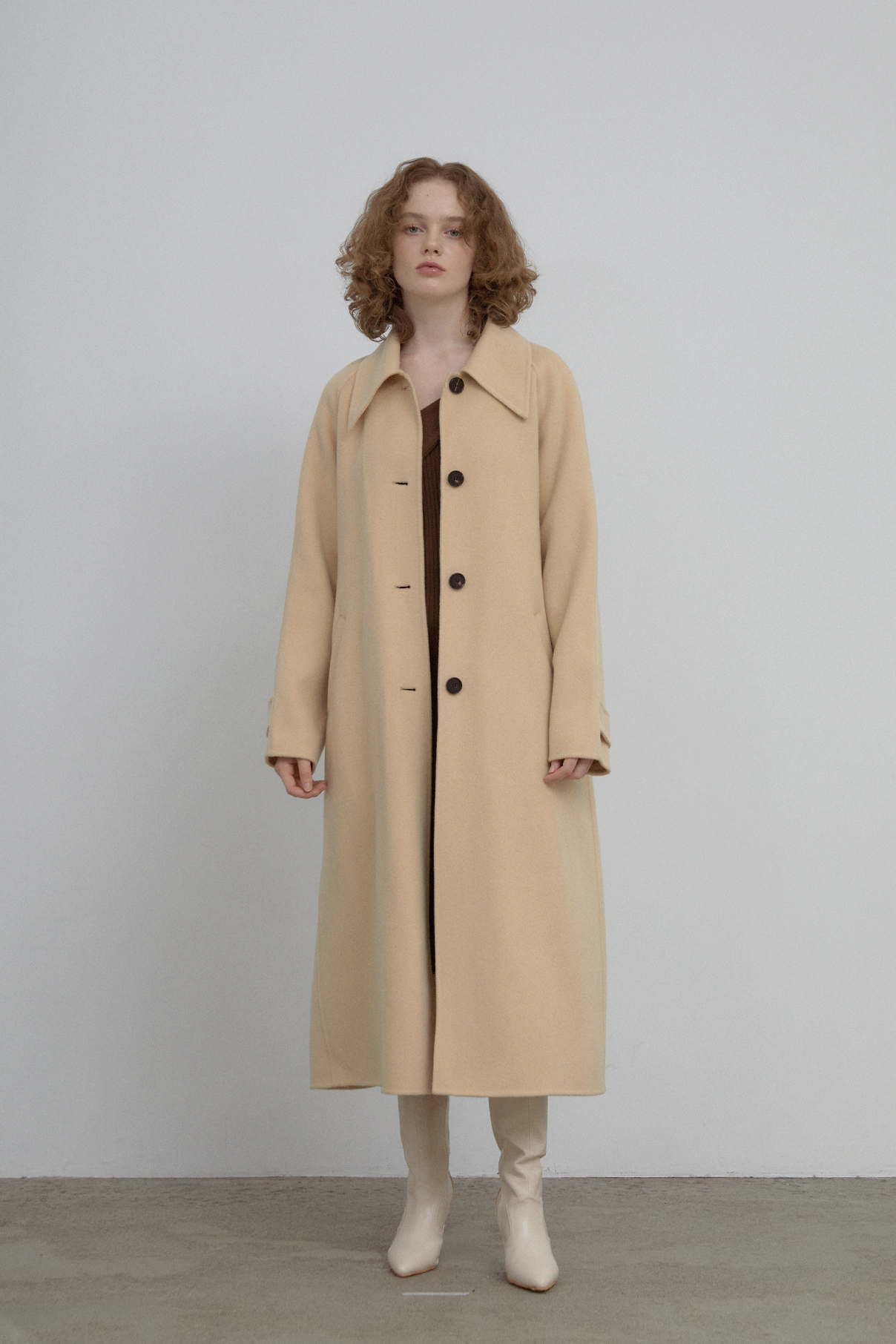 [Sent sequentially after 12.10] LILISU Basic 01 Coat / Butter Yellow